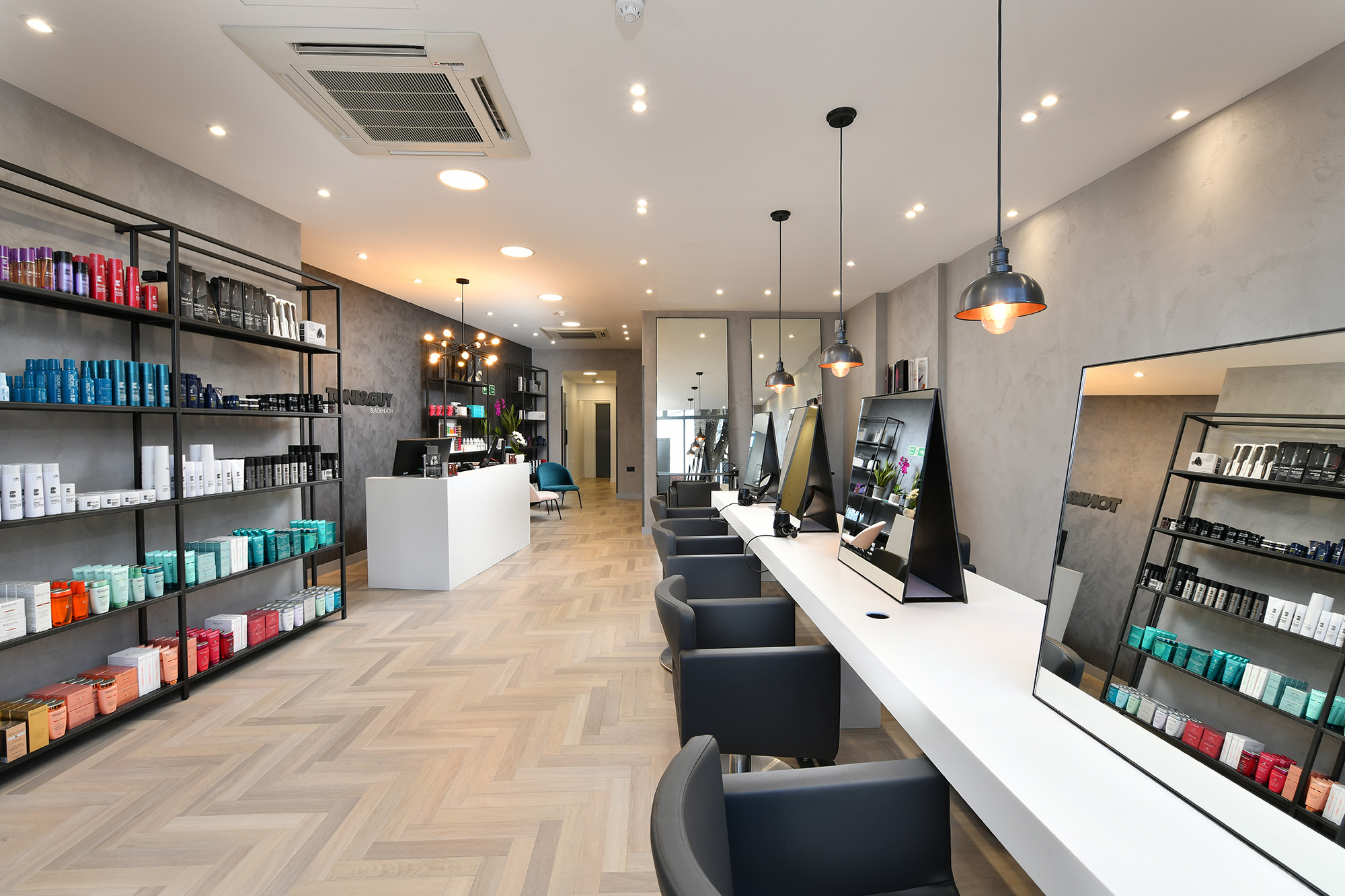 Premier Interior Systems - Toni and Guy - Interior Fit Out Refurbishment Retail Bespoke Turnkey